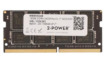 2-Power 16GB PC4-19200S 2400MHz DDR4 CL17 Non-ECC SoDIMM 2Rx8 (DOŽIVOTNÍ ZÁRUKA)