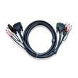 ATEN int.kabel pro KVM USB, DVI, audio, 1,8m pro CS1768, Dual Link