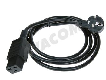 AVACOM Napájecí síťový kabel pro UPS a servery, PC 230V 16A (F), 2m C19