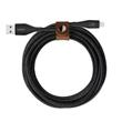 Belkin DURATEK Lightning kabel, 3m, černý - odolný + řemínek