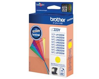 Brother LC-223Y (inkoust yellow,600 str.@ 5% draft)