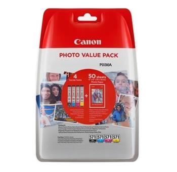 Canon cartridge CLI-571XL C/M/Y/BK PHOTO VALUE pack / 4x11ml