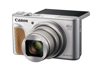 Canon PowerShot SX740HS, Silver - 20MP, 40x zoom, 24-960mm, 4K