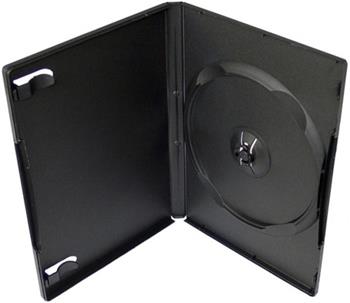 COVER IT Krabička na 1 DVD 14mm černý - karton 100
