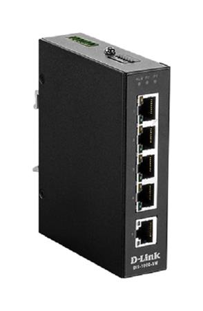D-Link DIS-100G-5W 5 Port Unmanaged Switch with 5 x 10/100/1000BaseT(X) ports