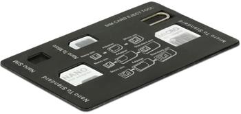 Delock 4 v 1 SIM karta sada adaptérů