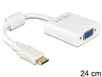 Delock Adaptér mini HDMI-typ C samec > VGA samice