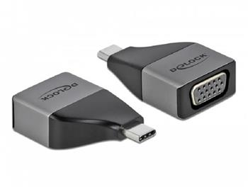 Delock Adaptér USB Type-C™ na VGA (DP Alt Mód) 1080p – kompaktní konstrukce