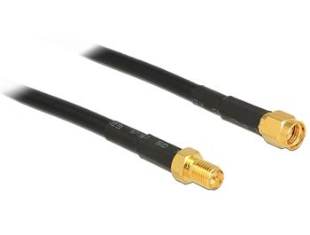 Delock Antenna Cable RP-SMA plug > RP-SMA jack CFD200 1 m low loss
