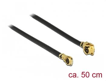 Delock Anténní kabel MHF / U.FL-LP-068 kompatibilní samec > MHF IV/ HSC MXHP32 kompatibilní samec 50 cm 1,13