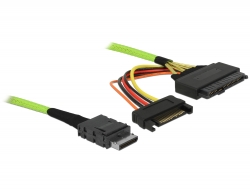 Delock Cable OCuLink PCIe SFF-8611 to U.2 SFF-8639 1 m