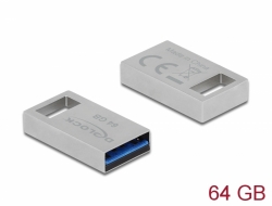 Delock Flash disk USB 3.2 Gen 1, 64 GB - kovový kryt