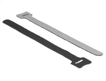 Delock Hook-and-loop fasteners L 200 mm x W 12 mm 10 pieces black