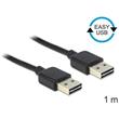 Delock Kabel EASY-USB 2.0-A samec > samec 1 m