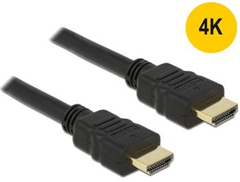 Delock kabel High Speed HDMI s Ethernet – HDMI A samec > HDMI A samec 4K 5 m