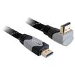 Delock Kabel High Speed HDMI s Ethernetem – HDMI A samec > HDMI A samec pravoúhlý 3 m