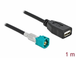 Delock Kabel HSD Z samec na USB 2.0 Typu-A samice 1m