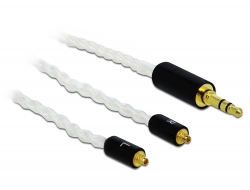 Delock Kabel zvukového signálu s trípinovým stereofonním zástrckovým konektorem rozmeru 3,5 mm