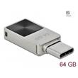 Delock Mini Flash disk USB 3.2 Gen 1, USB-C™, 64 GB - kovový kryt