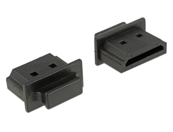 Delock Prachová záslepka pro HDMI-A samice s uchopením 10 kusů černá