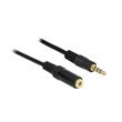 Delock prodlužovací kabel Audio Stereo Jack 3.5 mm samec / samice IPhone 4 pin 1 m