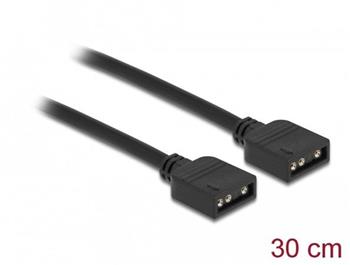 Delock Spojovací kabel RGB, 3 pinový, na 5 V LED RGB / ARGB osvětlení, délka 30 cm