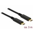 Delock USB 2.0 kabel Type-C na Type-C 3 m 5 A E-Marker