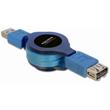 Delock USB 3.0 kabel prodlužující A/A samec/samice délka 1m samonavíjecí
