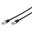 Digitus CAT 5e SF-UTP patch cable, Cu, PVC AWG 26/7, length 1 m, color black