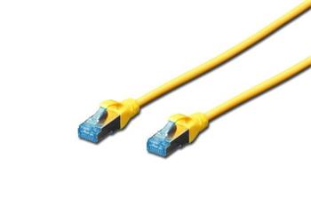 Digitus CAT 5e SF-UTP patch cable, PVC AWG 26/7, length 2 m, color yellow
