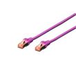 Digitus CAT 6 S-FTP patch cable, Cu, LSZH AWG 27/7, length 2 m, color violet