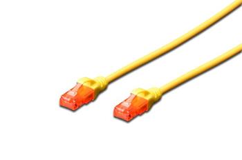 Digitus CAT 6 U-UTP patch cable, Cu, LSZH AWG 26/7, length 10 m, color yellow