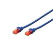 Digitus CAT 6 U-UTP patch cable, Cu, LSZH AWG 26/7, length 2 m, color blue