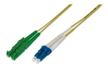 Digitus Fiber Optic Patch Cord, E2000 (APC) to LC (PC) Singlemode 09/125 µ, Duplex, Length 3 m