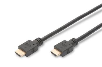 Digitus HDMI High Speed connection cable, type A M/M, 3.0m, w/Ethernet, Ultra HD 60p, HDMI certified, gold, bl