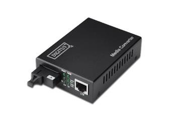 Digitus Media Converter, Singlemode, BiDi, WDM 10/100Base-TX to 100Base-FX, Tx1550nm / Rx1310nm SC connector, Up to 80km