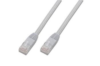 Digitus Patch kabel plochý, UTP, CAT 5e, AWG 30/7, měď, bílý 2m