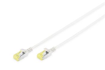 Digitus Tenký propojovací kabel CAT 6A U-FTP Cu, LSZH AWG 28/7, délka 7 m, barva šedá
