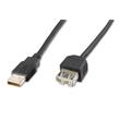 Digitus USB kabel prodlužovací A-A, 3m, černý