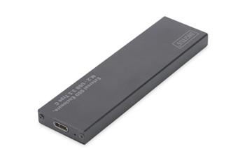 DIGITUS USB Type-C 3.1 Externí SSD skříň M.2 (NGFF) B-Key, alu pouzdro, černá, chipset: EP9461E chipset: EP9461E