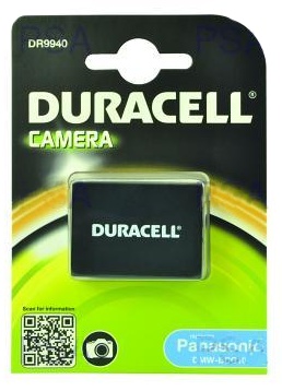 DURACELL Baterie - DR9940 pro Panasonic DMW-BCG10, černá, 850 mAh, 3.7V
