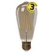 Emos LED žárovka ST64, 4W/34W E27, WW+ teplá bílá+, 380 lm, Vintage, E