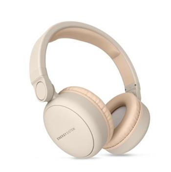Energy Sistem Headphones 2 Bluetooth Beige, komfortní circumaurální Bluetooth sluchátka, 93 ±3 dB