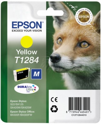 EPSON cartridge T1284 yellow (liška)