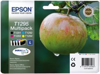 EPSON cartridge T1295 (black/cyan/magenta/yellow) multipack (jablko)