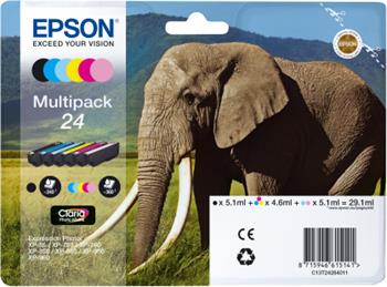 EPSON cartridge T2428 (black/light cyan/magenta/cyan/yellow/light magenta) multipack (slon)