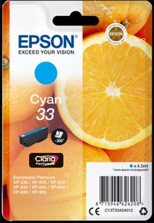 EPSON cartridge T3342 cyan (pomeranč)