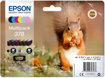EPSON cartridge T3788 (black/cyan/light cyan/yellow/magenta/light magenta) multipack (veverka)
