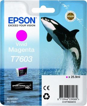 EPSON cartridge T7603 Vivid Magenta (kosatka)