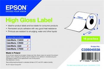 EPSON High Gloss Label - Continuous Roll: 102mm x 33m